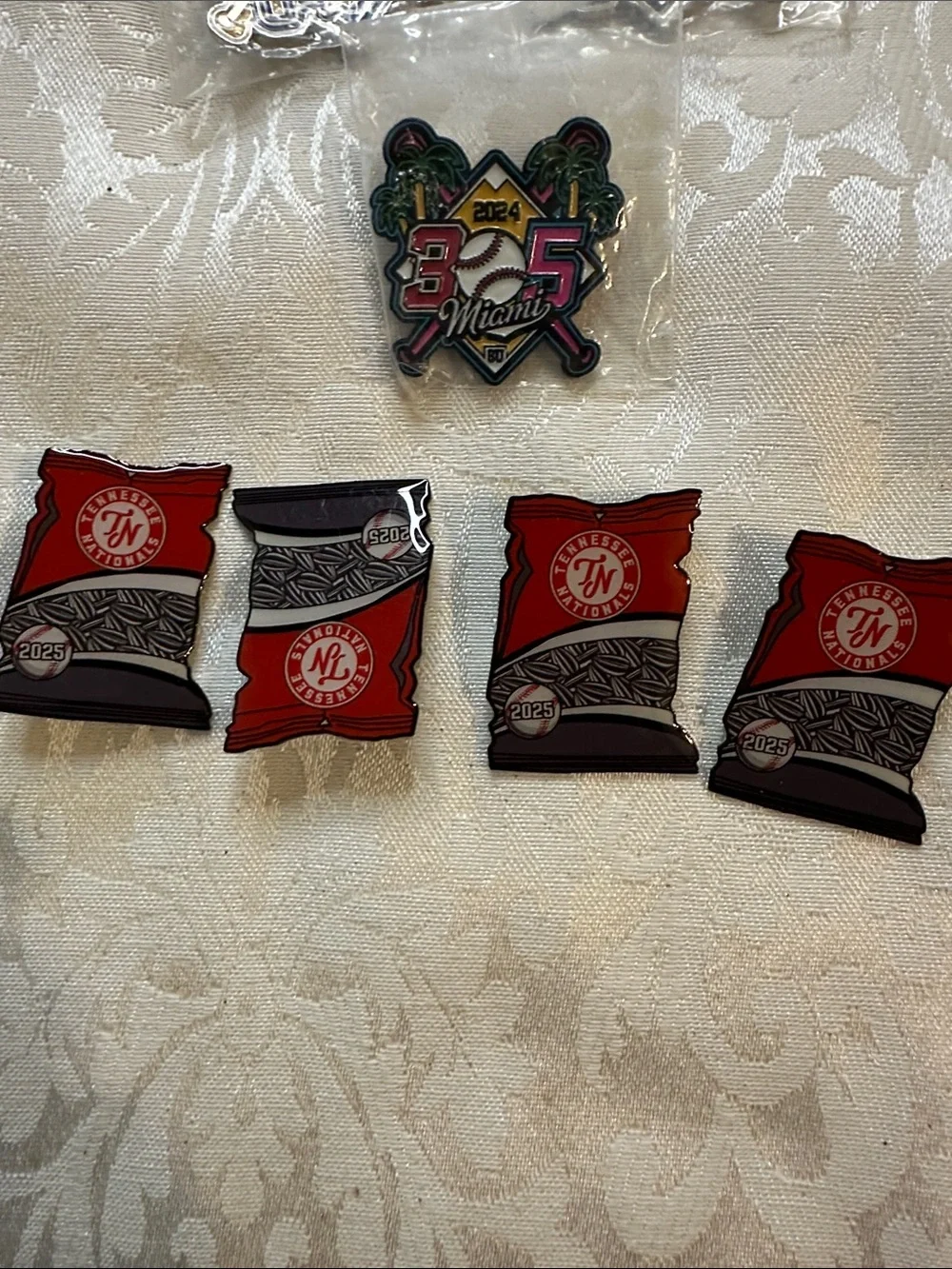 Collectible Enamel Baseball Pins